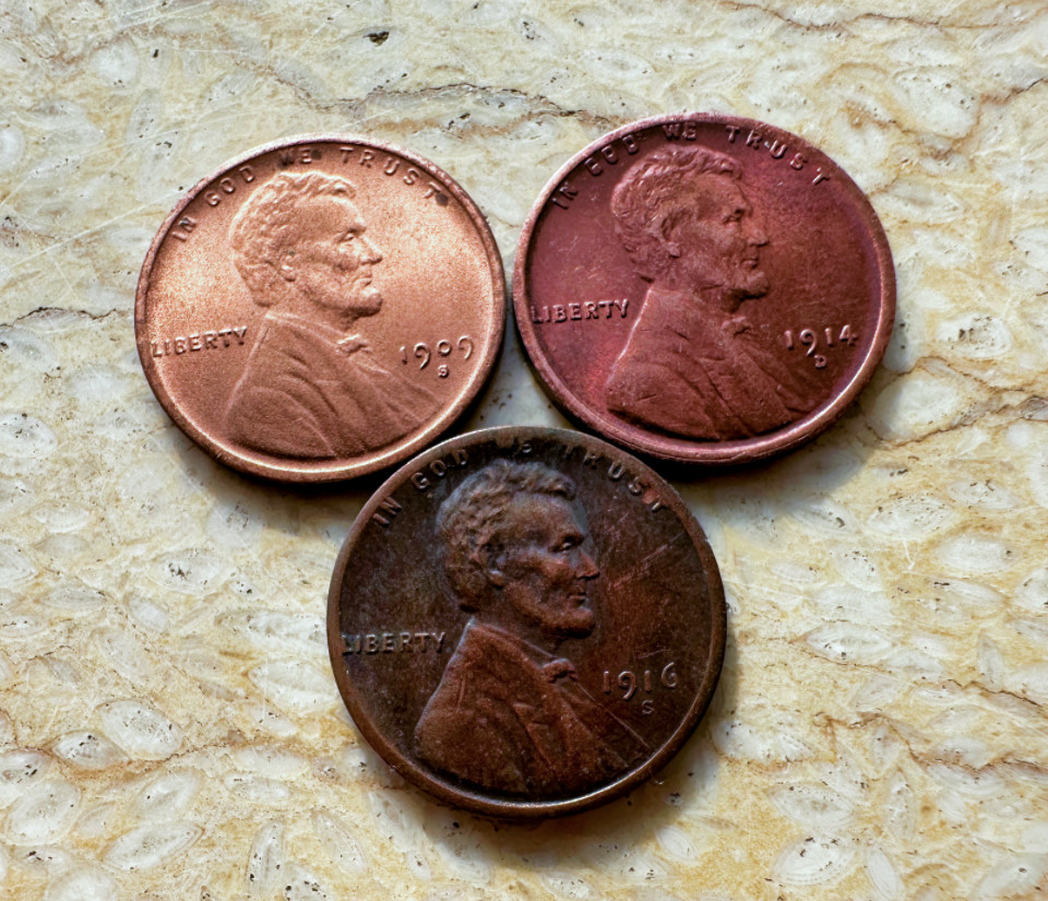 Lot of 3 1916S 1909SVDB 1914D