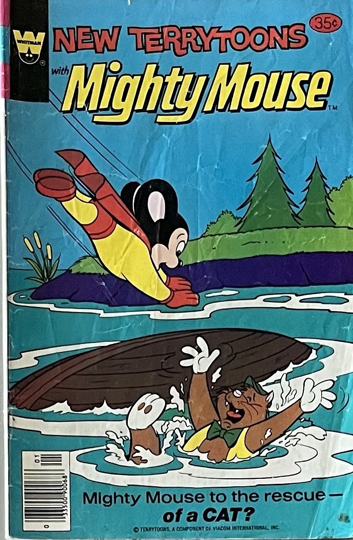 New Terrytoons with Mighty Mouse #54 Whitman Comic Book (Western January 1979)