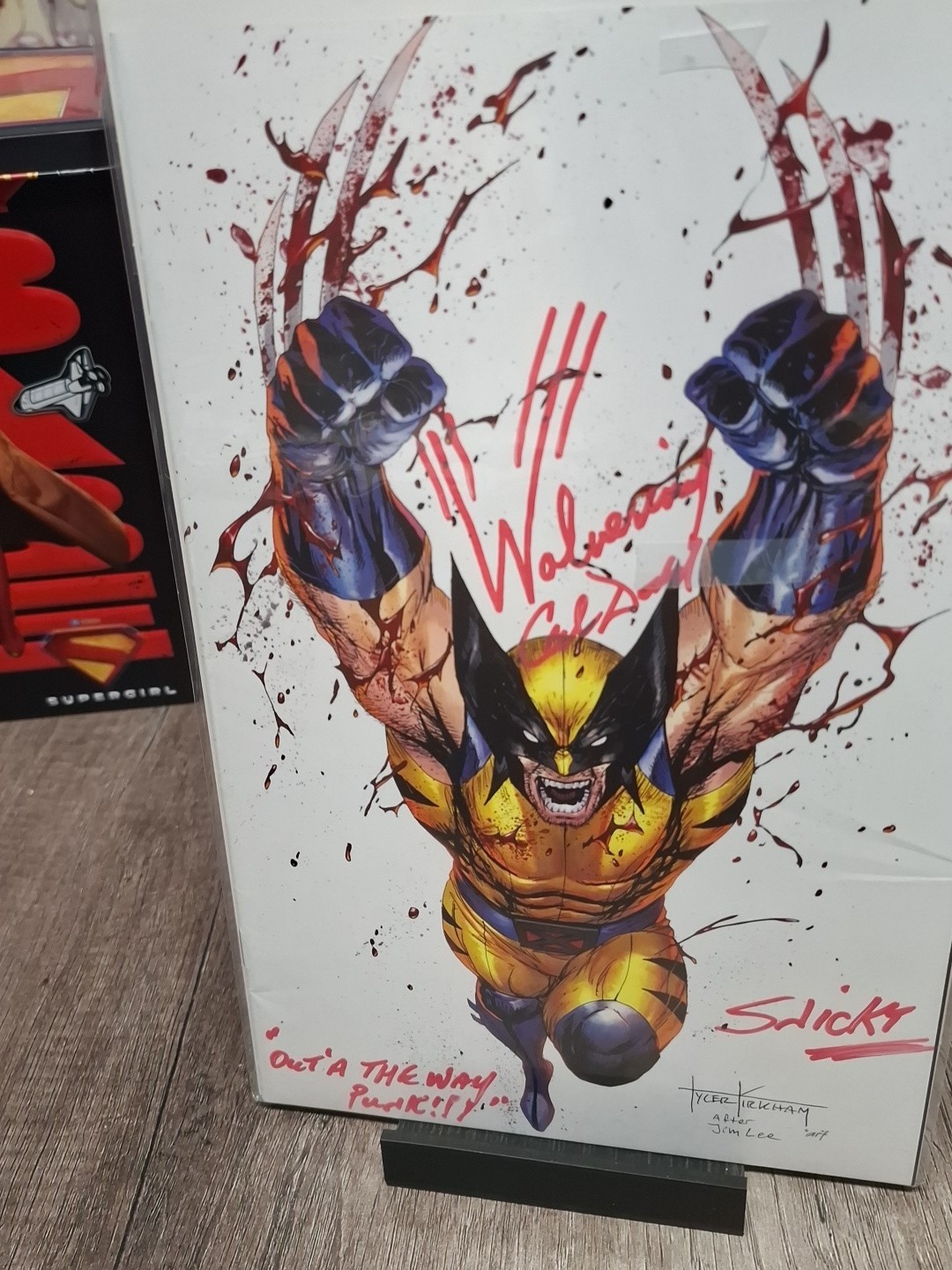 Wolverine’s Revenge #2 – Tyler Kirkham Variant – Signed by Cal Dodd w/ 2 Quotes 