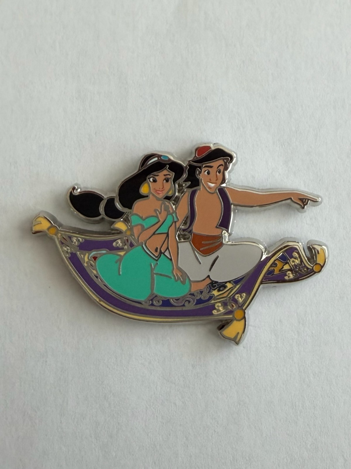 Aladdin & Jasmine Magic Carpet Ride 2014 Aladdin Disney Pin H7
