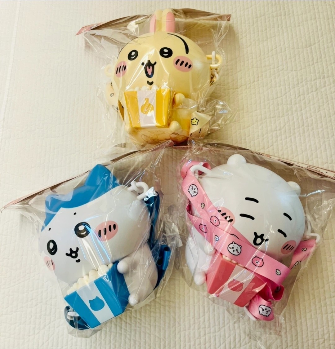 Chiikawa/Hachiware/Usagi Popcorn Bucket Set Korea Exclusive Official CGV