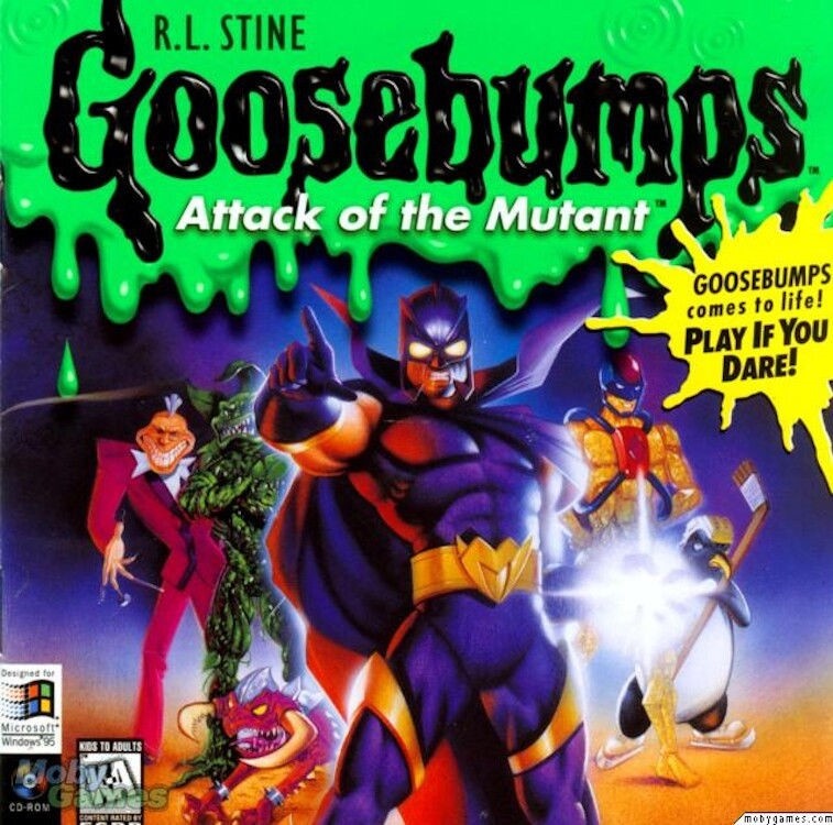 GOOSEBUMPS ATTACK OF THE MUTANT PC GAME +1Clk Windows 11 10 8 7 Vista XP Install