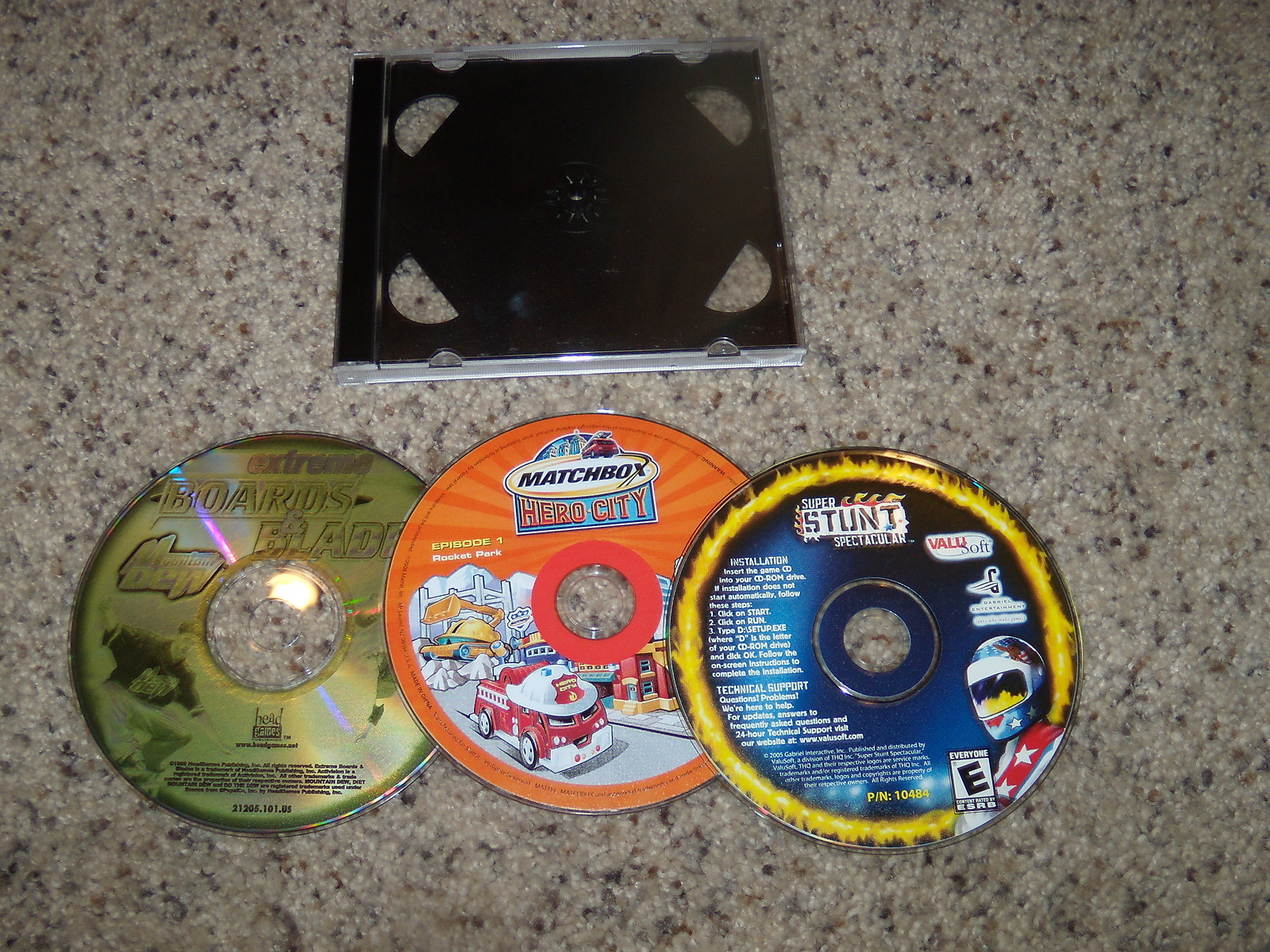 Super Stunt Spectacular, Extreme Board & Blades and Matchbox Hero City (PC)