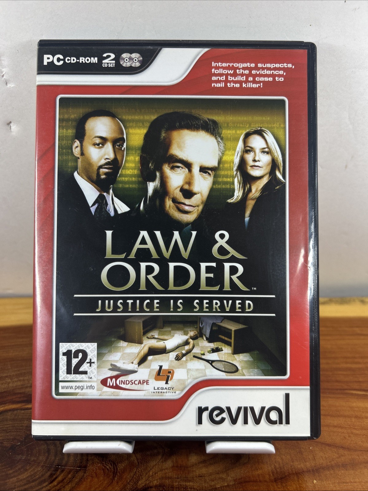 Law & Order: Justice Is Served (PC Version) Small Box PC New Sealed Mystery Game