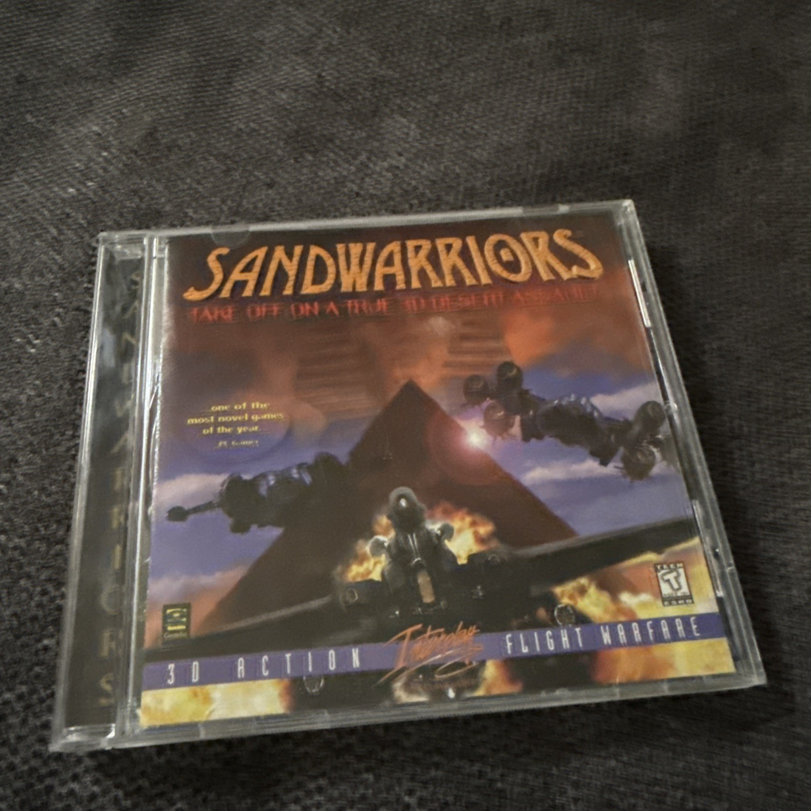 Sandwarriors PC CD-ROM Vintage Video Game Interplay Gremlin Sand Warriors
