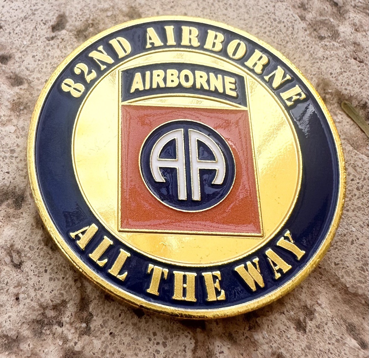 U.S. Army 82nd Airborne Challenge Coin ·IN STOCK· ·FAST SHIPPING· ·NEW·