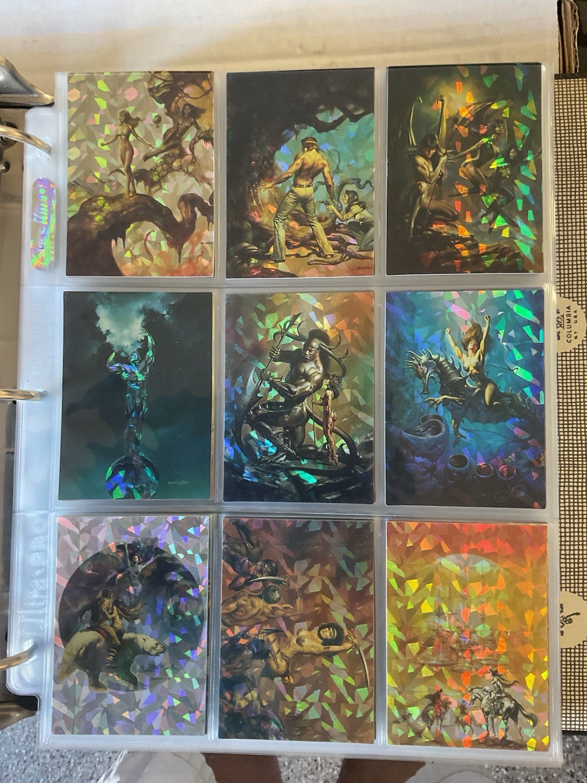 Boris Series 3 All Prism Base Card Set 72 Prism Cards 1993 Comic Images