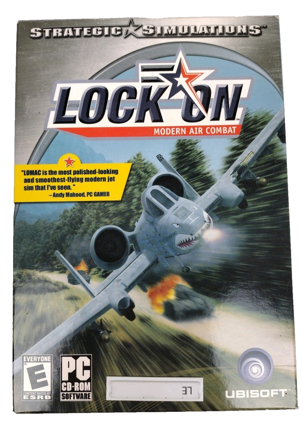 Lock On Modern Air Combat Strategic Jet Fighter War Game PC Game Tall Box CIB