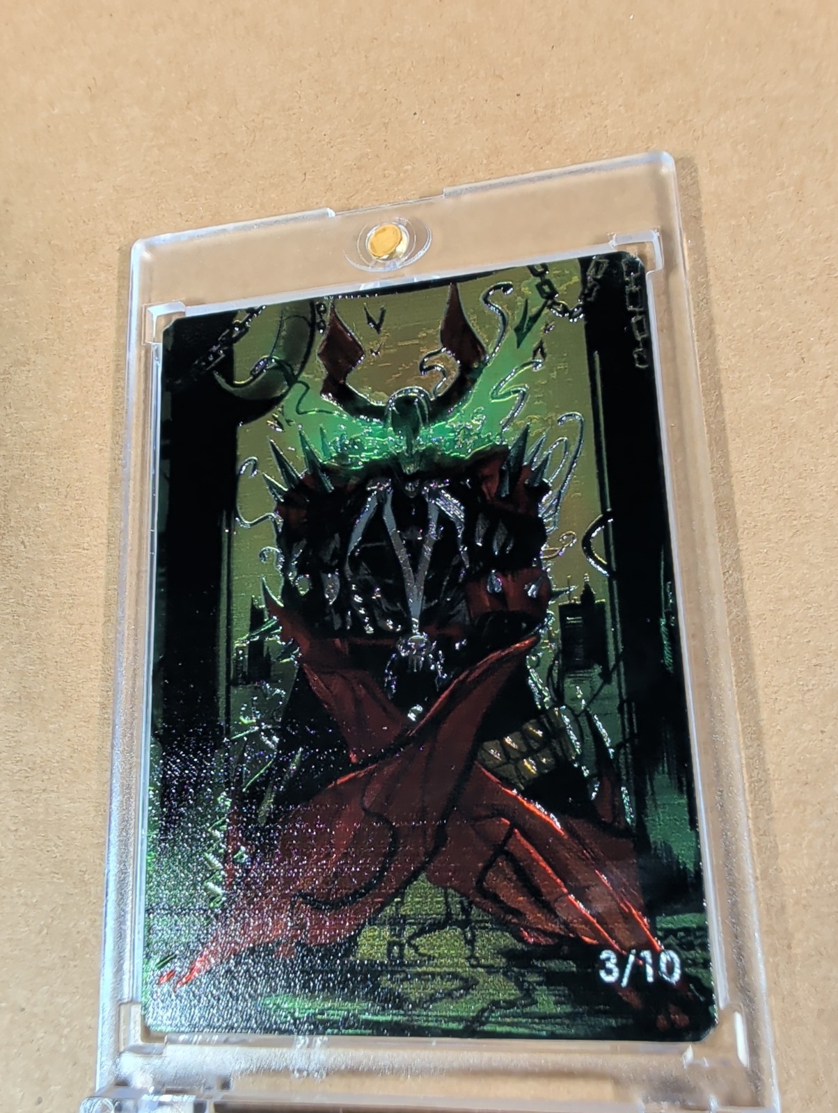 GORKEM DEMIR VENOMIZED  SPAWN EMBOSSED METAL LIMITED TO 10 NEW