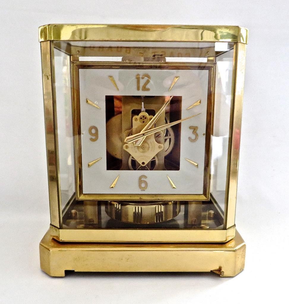 Rare Atmos Clock 1960's Square Dial Jaeger Lecoultre Cal 528-6 Serial # 146661
