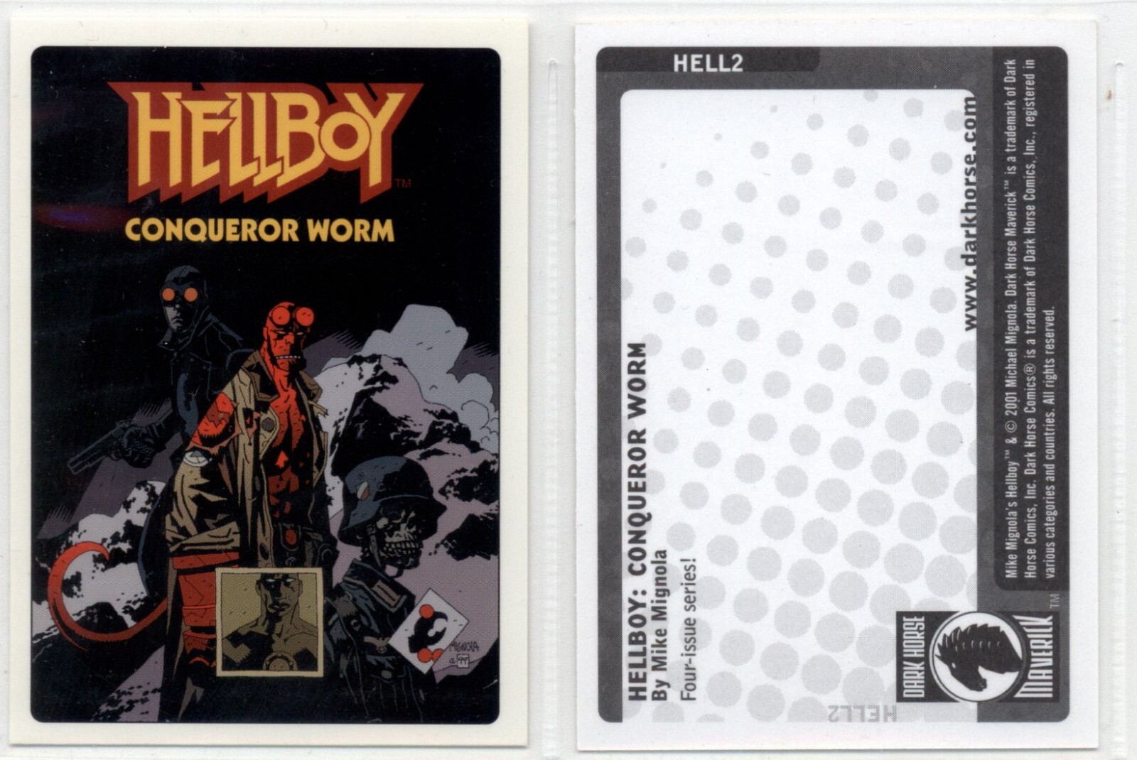 Hellboy: Conqueror Worm - promo card HELL2 [Dark Horse Comics 2001]