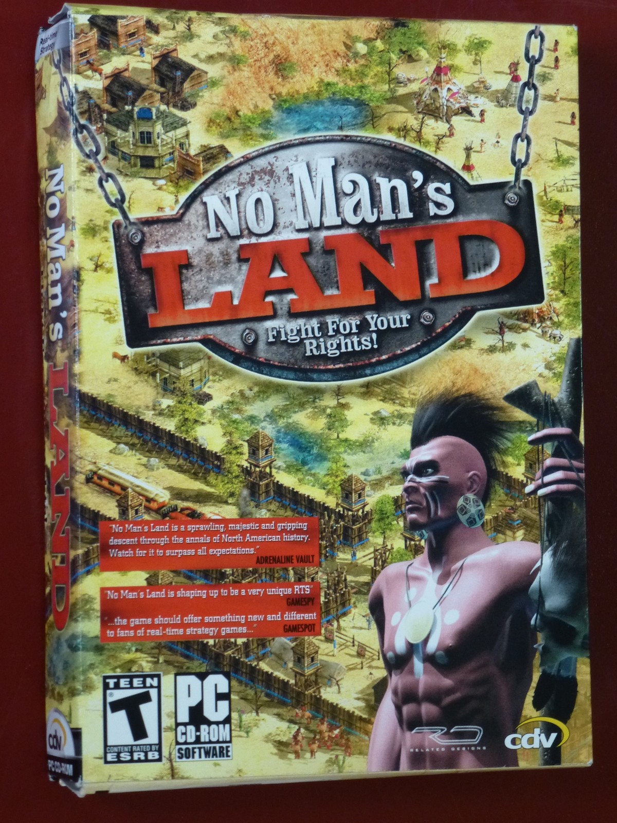 Video Game PC No Mans Land fight for your rights NEW SEALED Read
