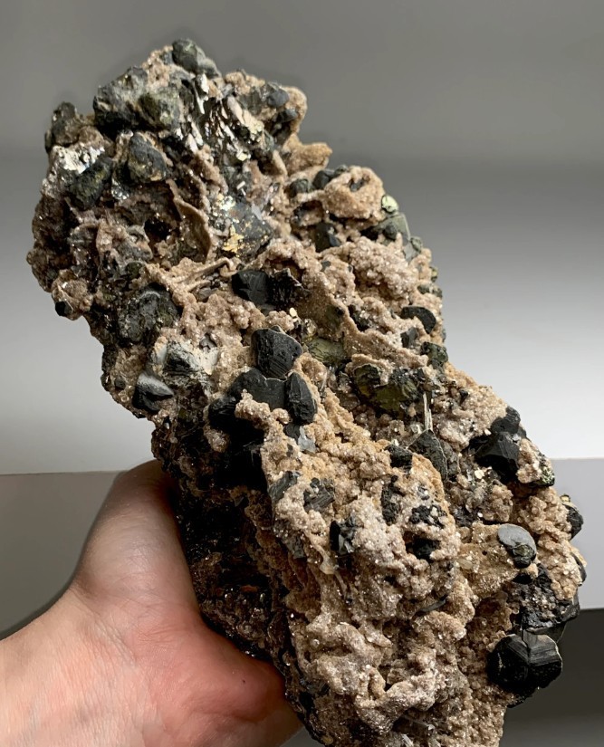 Absolutely Stunning Sphalerite with Arsenopyrite & Druzy Quartz – Panasqueira Mi