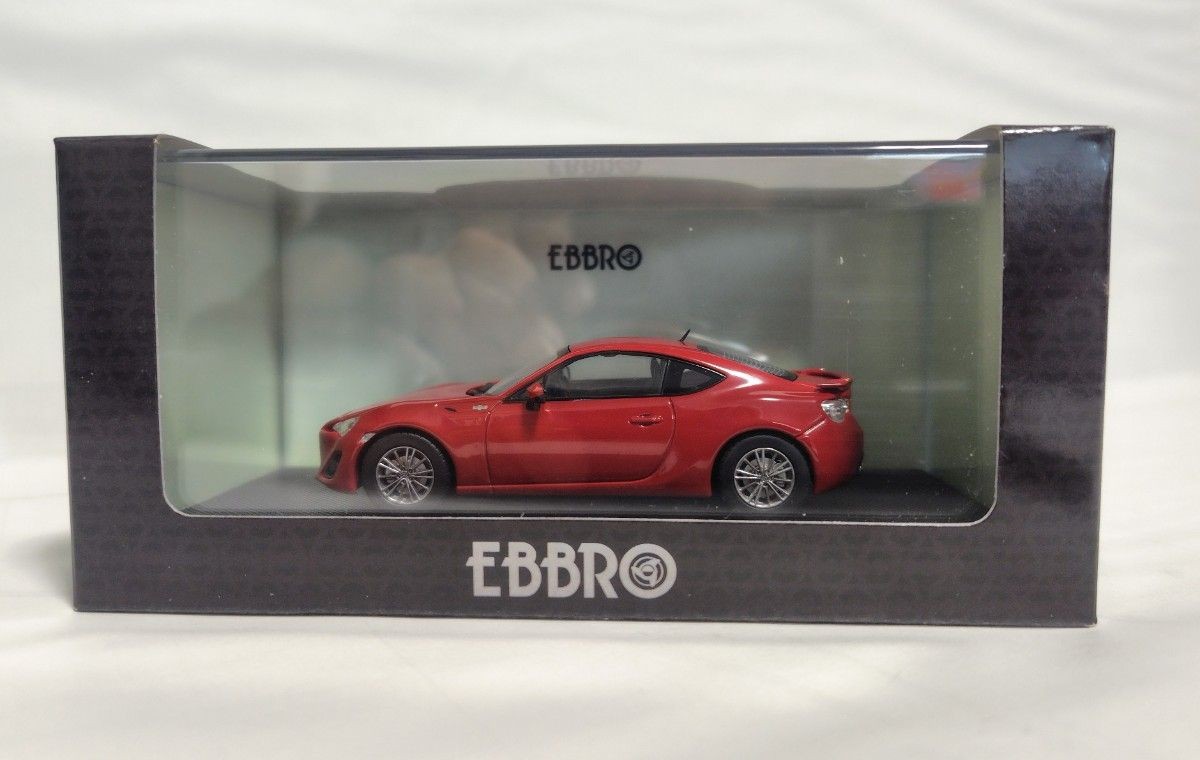 EBBRO 1/43 TOYOTA 86 Red Miniature Car