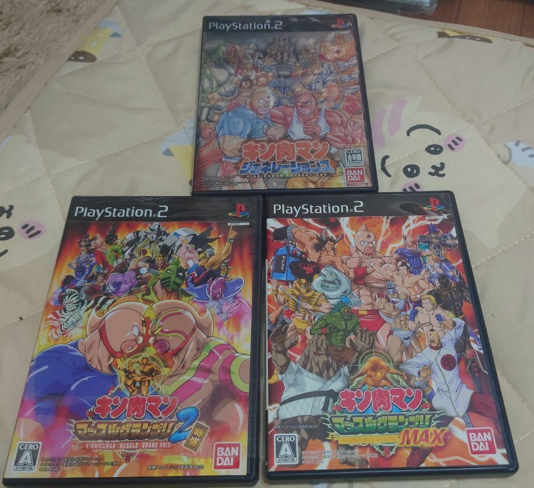 KINNIKUMAN Generations, Muscle Grand Prix Man & 2 Tokumori PS2 3set