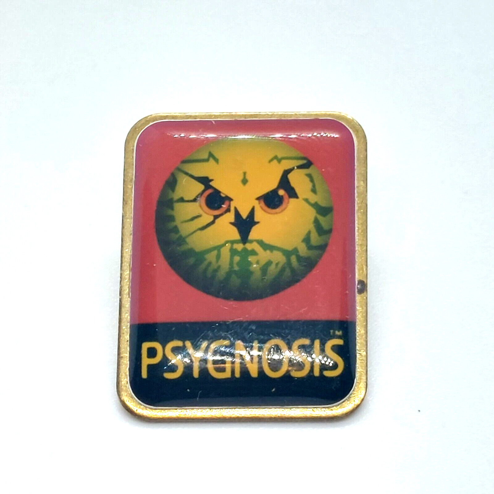 Psygnosis Owl Logo Pin E3 Memorabilia Promo RARE PlayStation VINTAGE USA MADE
