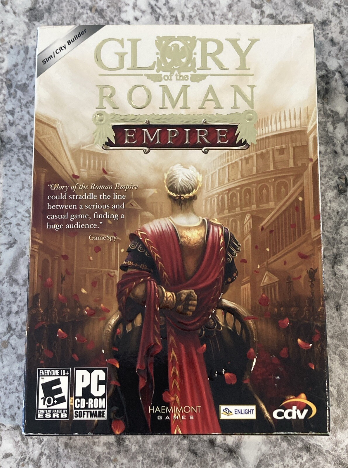 Glory of the Roman Empire PC CD-ROM Software E10+ Everyone Haemimont Games - New