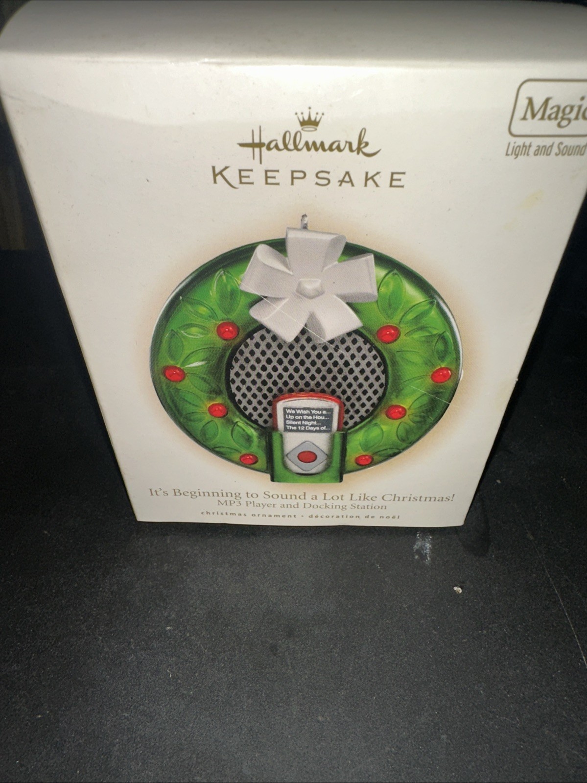 2007 It\'s Beginning To Sound A Lot Like Christmas Hallmark Ornament Docking Stat