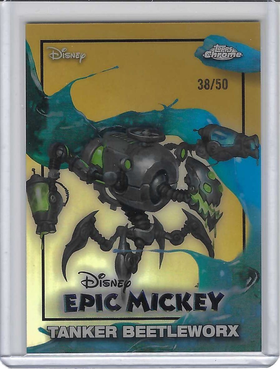2026 Disney Topps Chrome Epic Mickey TANKER BEETLEWORX 38/50