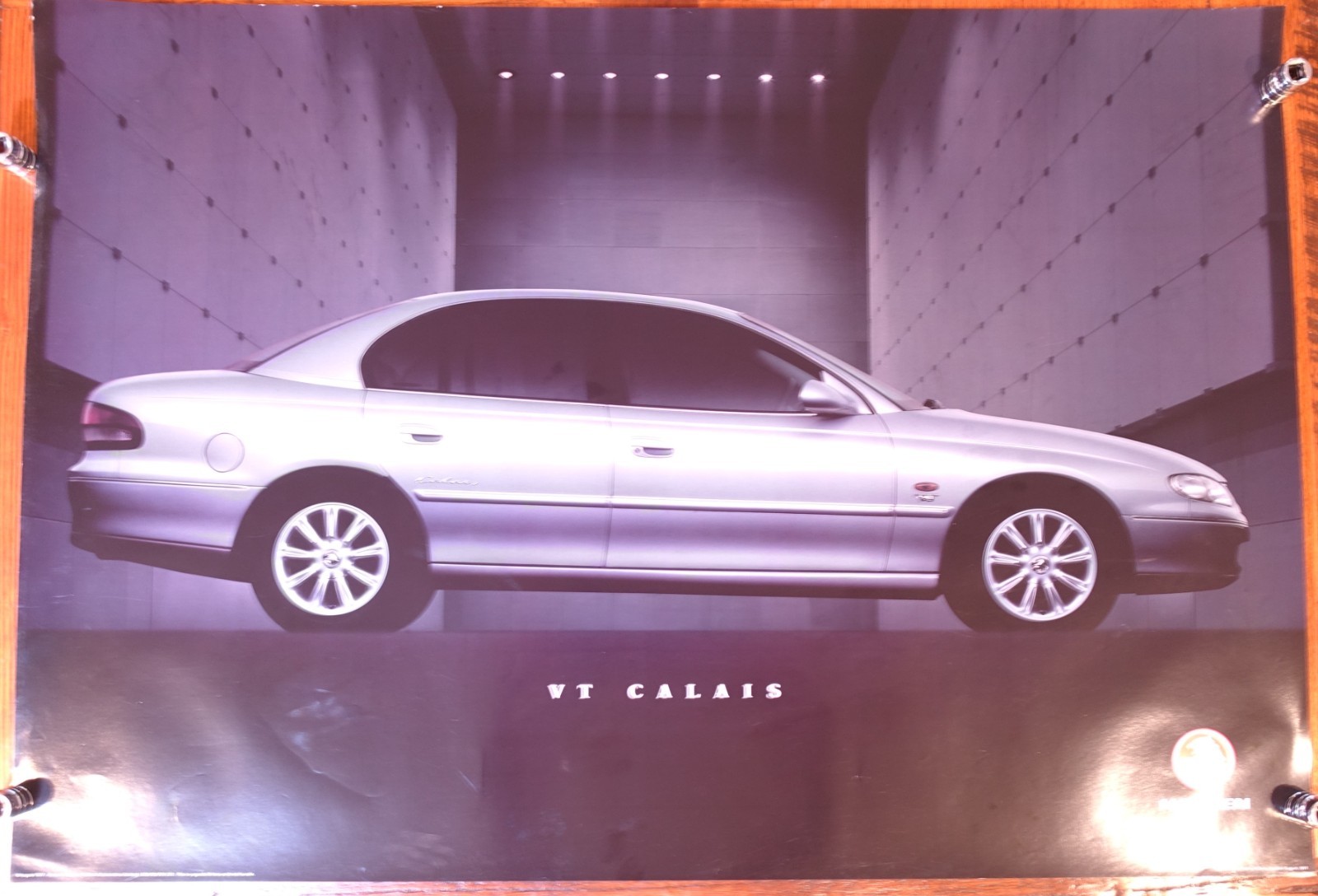 1997 Holden VT Calais Original Dealer Poster 1000x700mm Commodore GMH