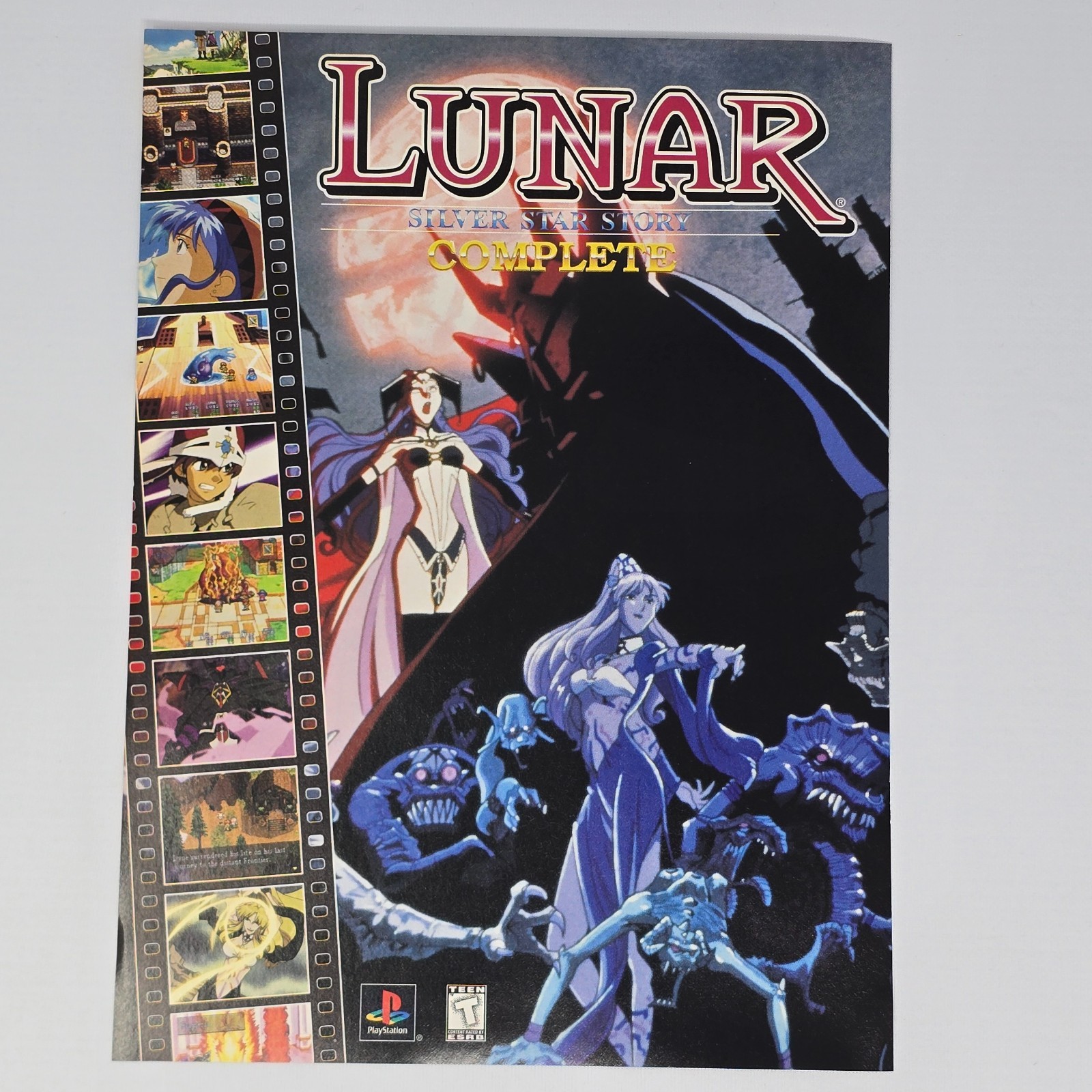 Lunar Silver Star Story Complete PlayStation PS1 Journey Print Ad/Poster