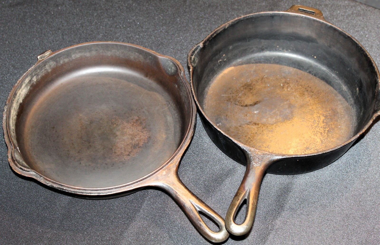 Griswold Cast Iron #80 Double Skillet, 1102 Top & 1103 Bottom
