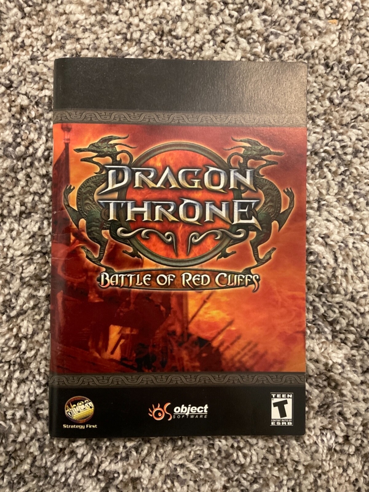 Dragon Throne: Battle of Red Cliffs *Manual Only* (PC, 2002)