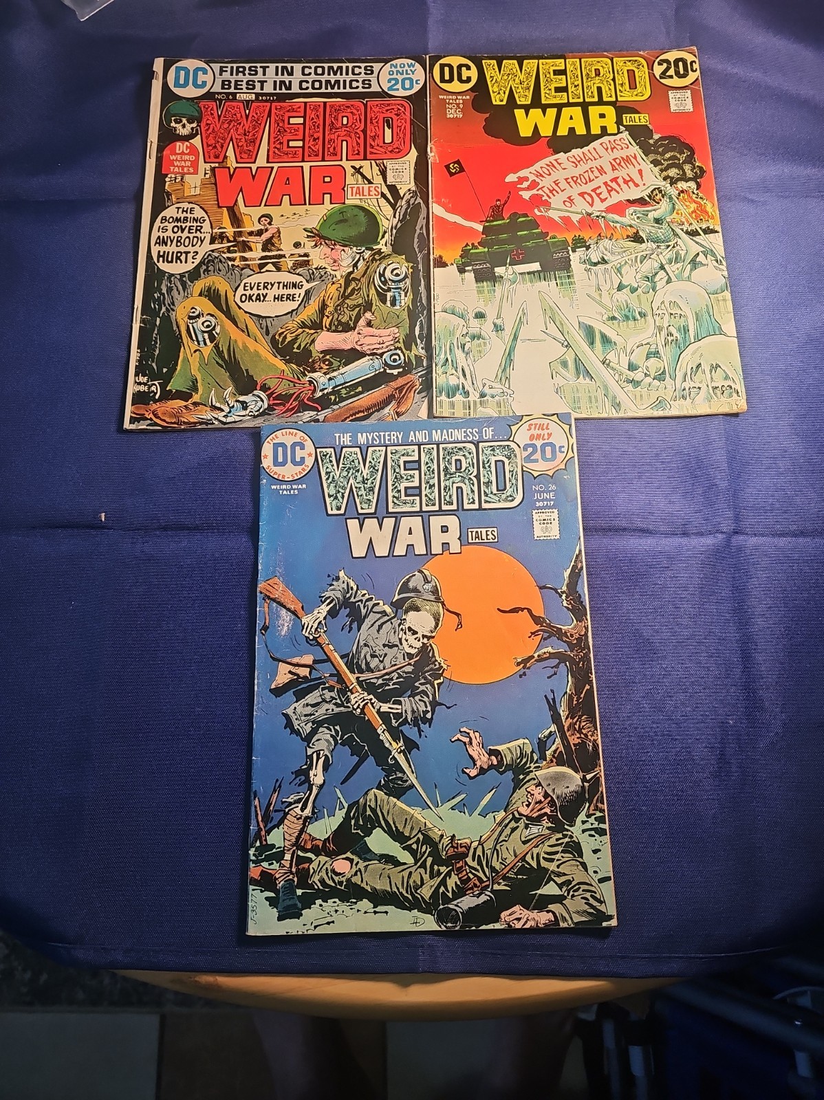 Weird War Tales Lot. Issues 6 9,26