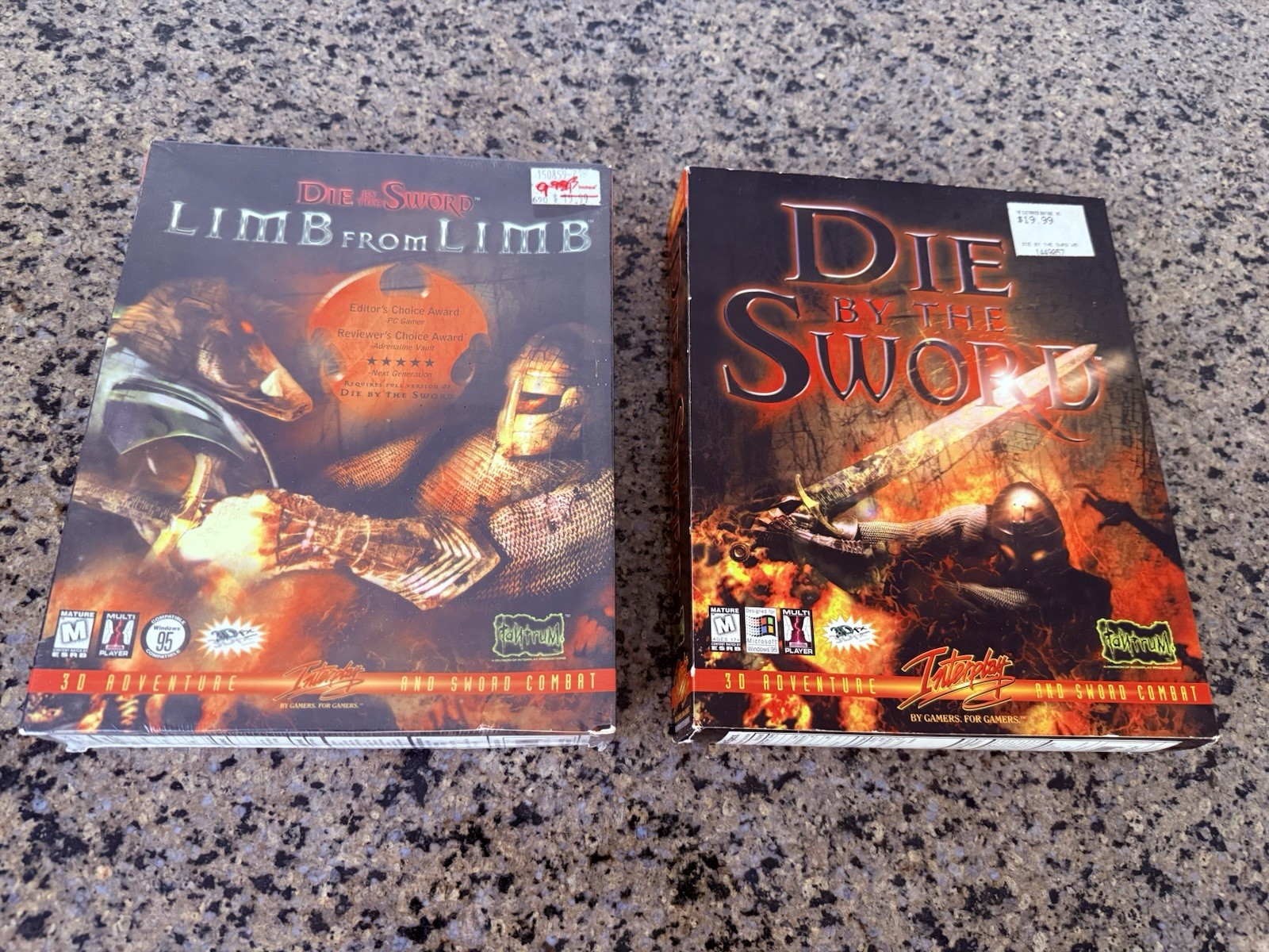 Die by the Sword (PC, 1998) Plus Expansion New/sealed Limb From Limb