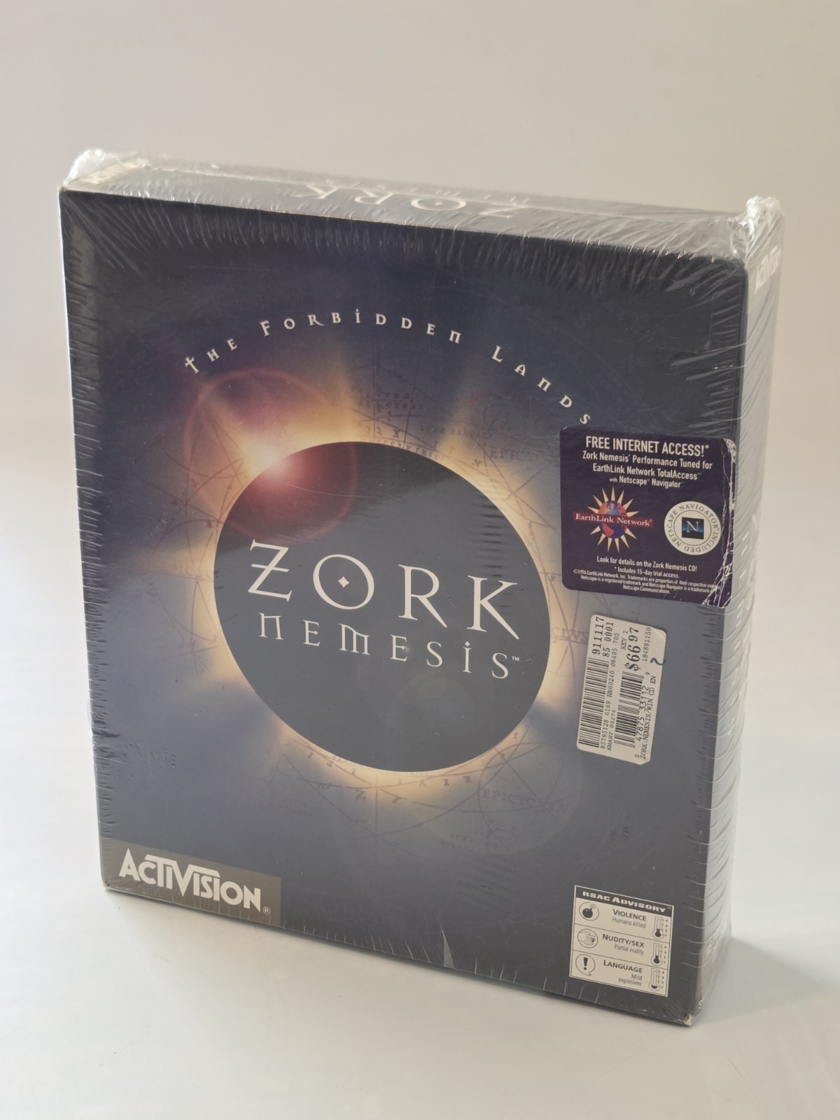 Sealed New Zork Nemesis PC CD-Rom Big Box COMPLETE Vintage 1996 Forbidden Lands