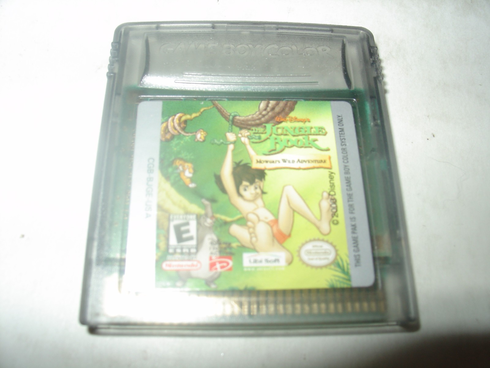Jungle Book Mowgli's Wild Adventure (Nintendo GameBoy Color, 2000) Tested Workin