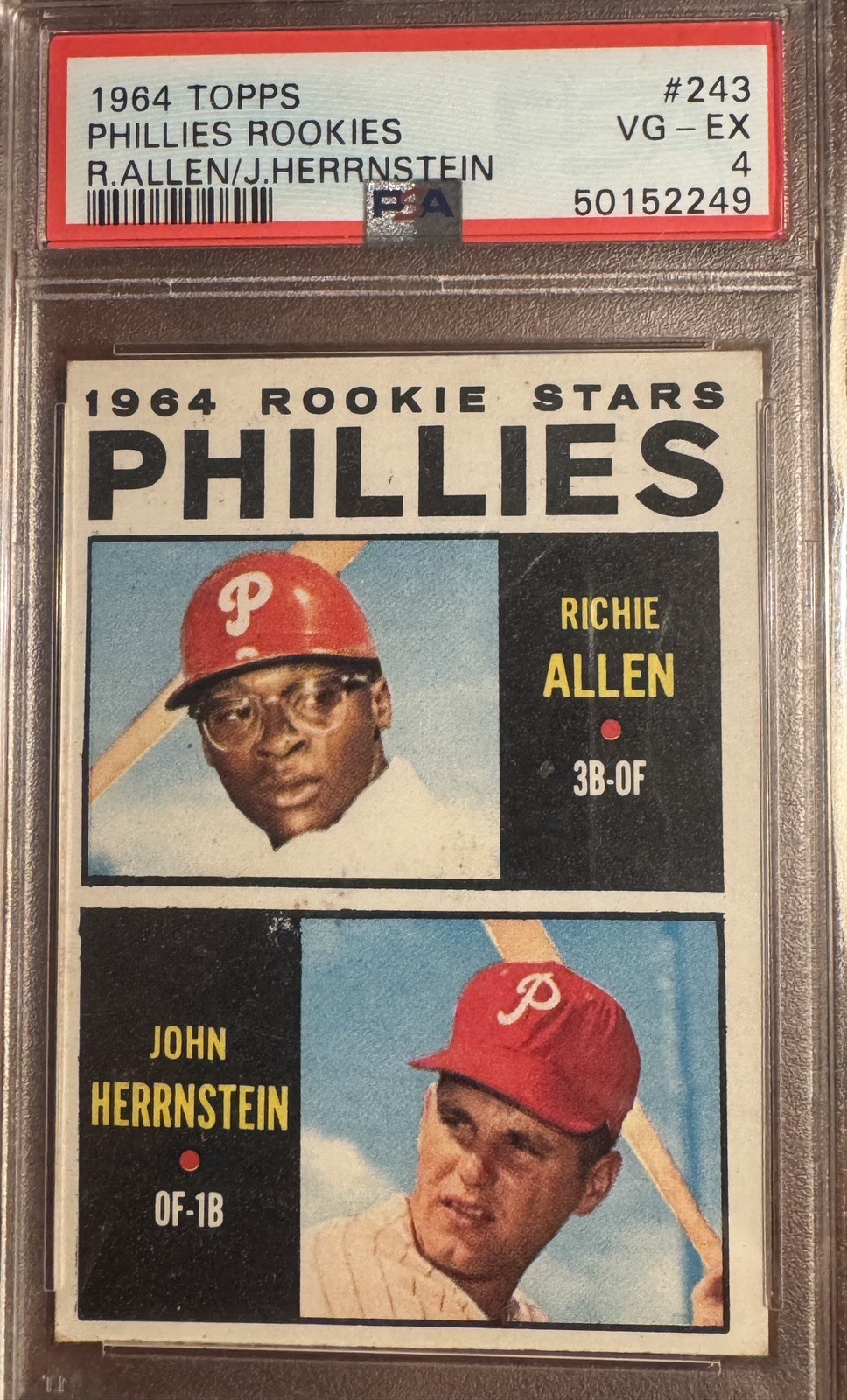 Topps 1964 Topps #243 Richie Allen RC HOF