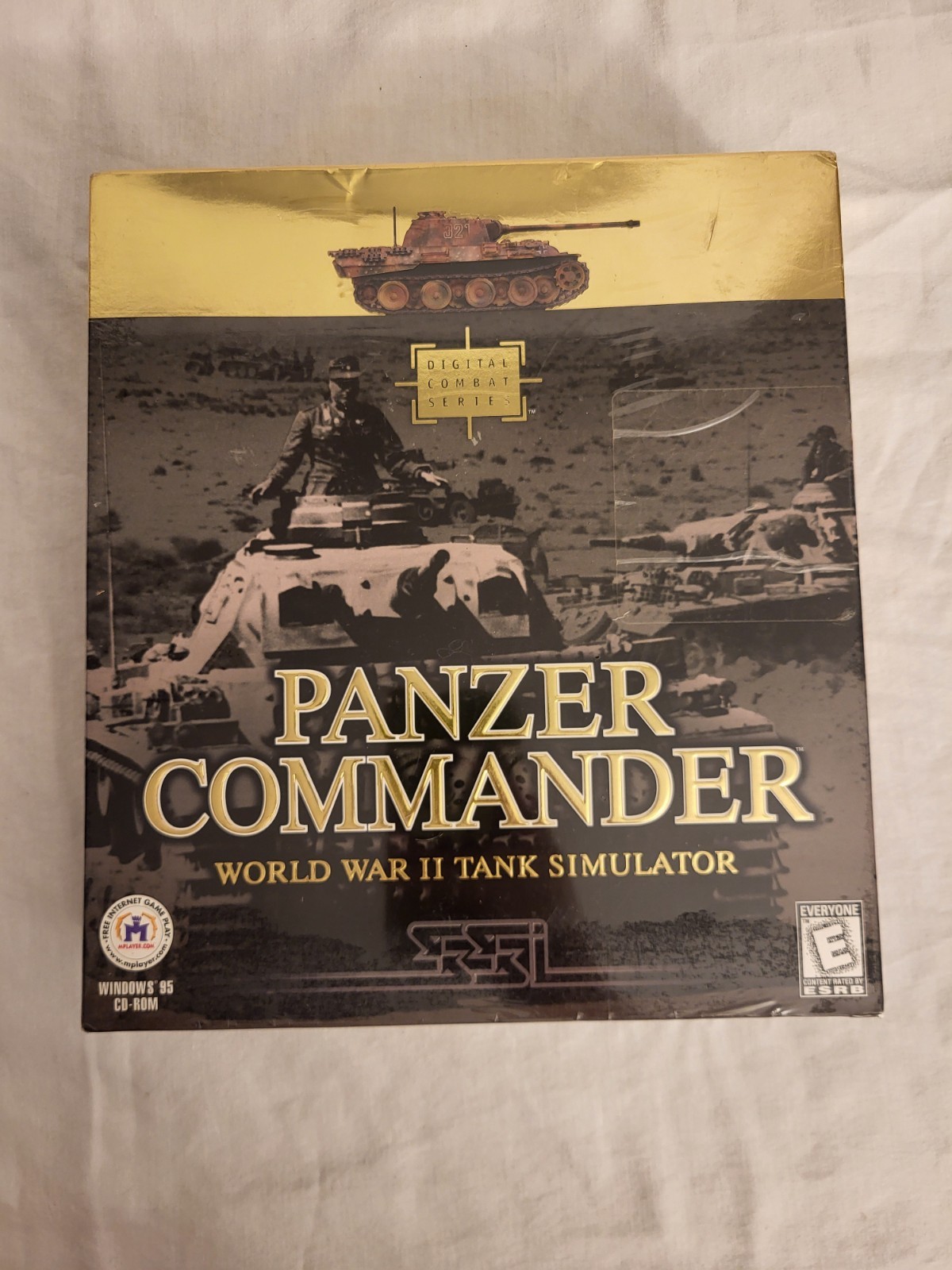 Panzer Commander World War II Tank Simulator PC Game BIG BOX 1998 NEW Windows 95