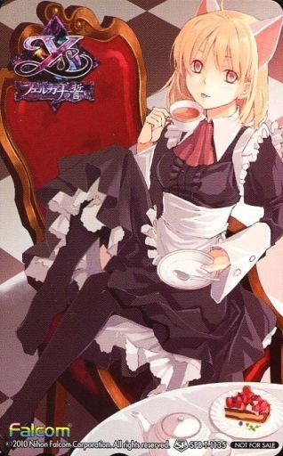 Ys Fergana no Chikai PSP Elena Stoutart Phone Card Sofmap Bonus