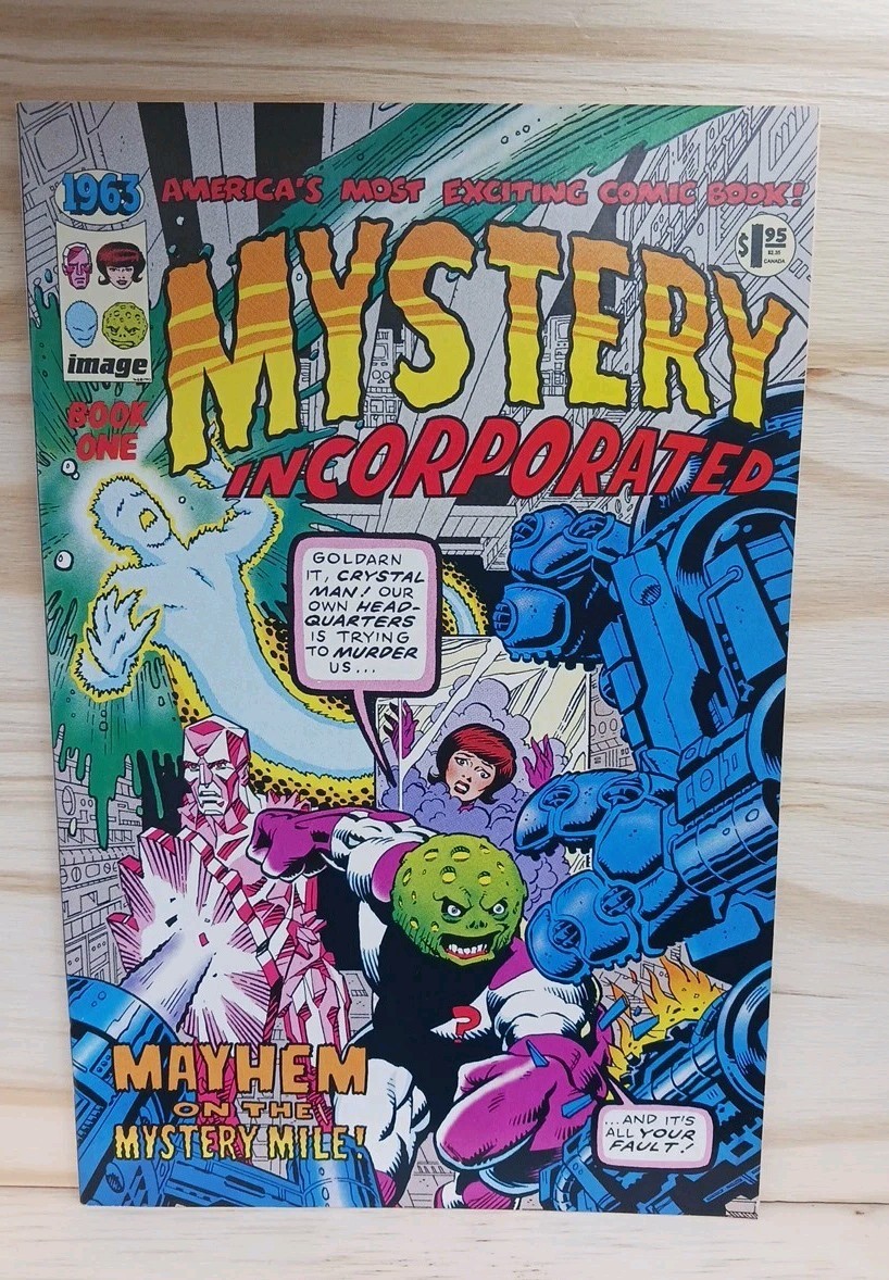 1993 Mystery Incorporated Book One Comic Mystery Mile Image Comics VTG 