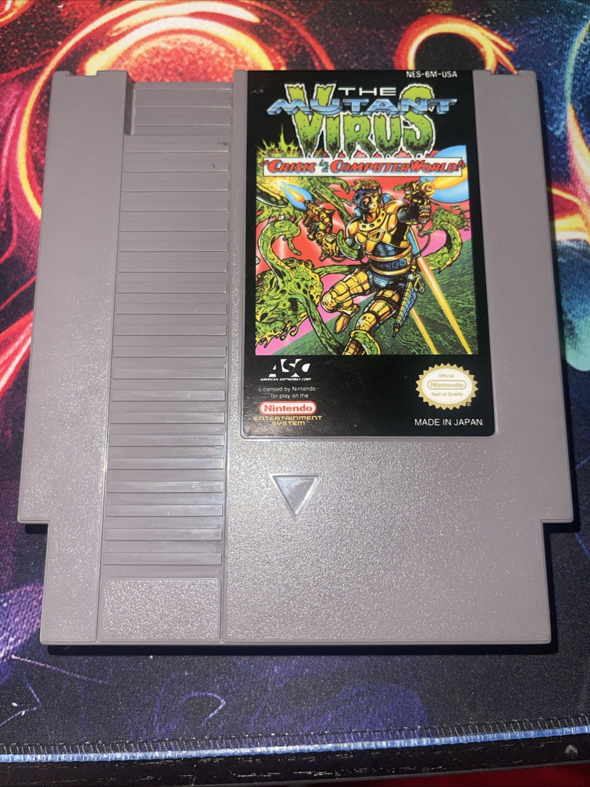 Nintendo The Mutant Virus: Crisis in a Computer World (NES) *TESTED* *WORKING*