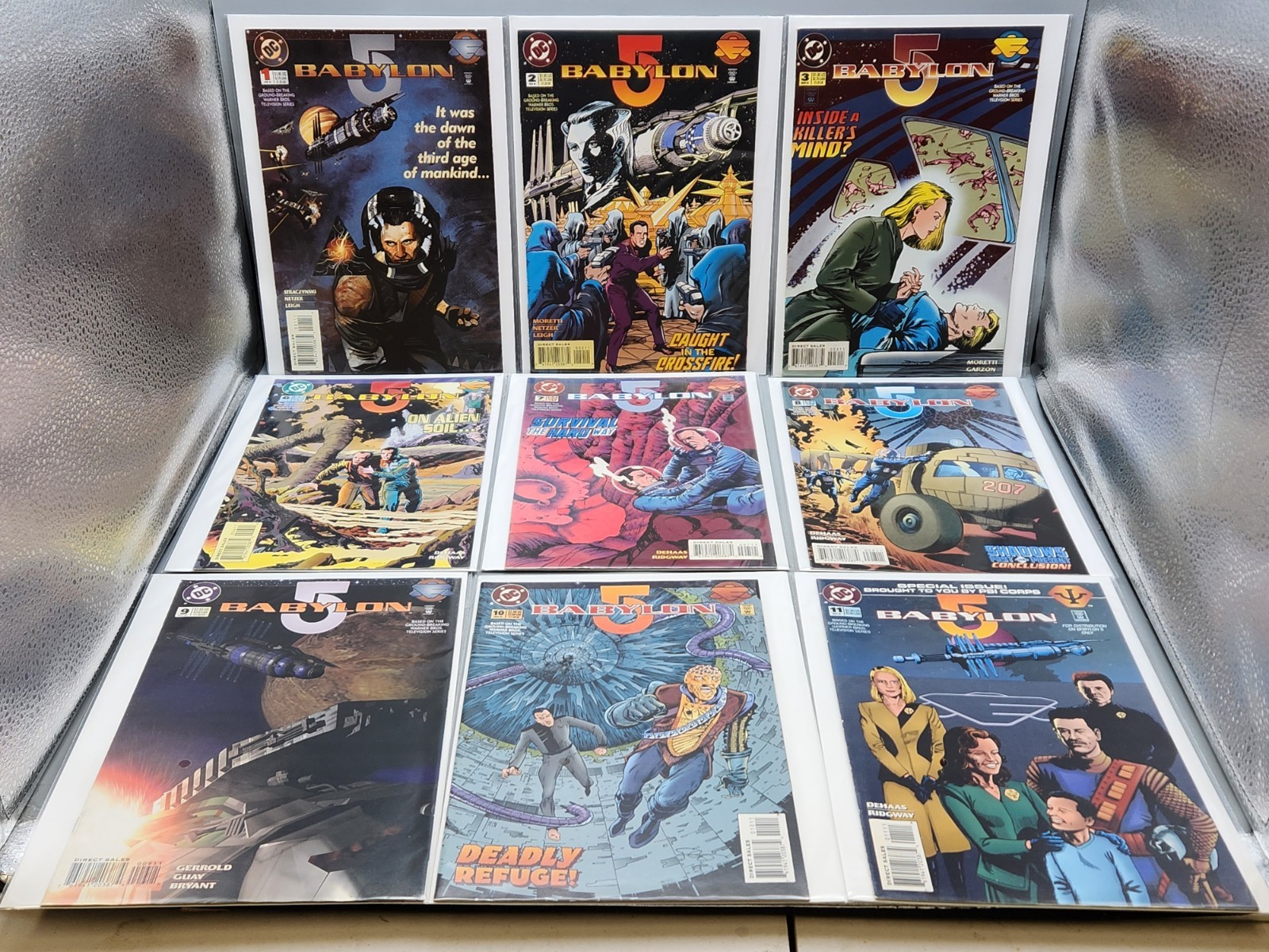 BABYLON 5 #1,2,3,6-11 (Missing #4,5 To Complete) Lot Of 9 DC 1995/Free Shipping 