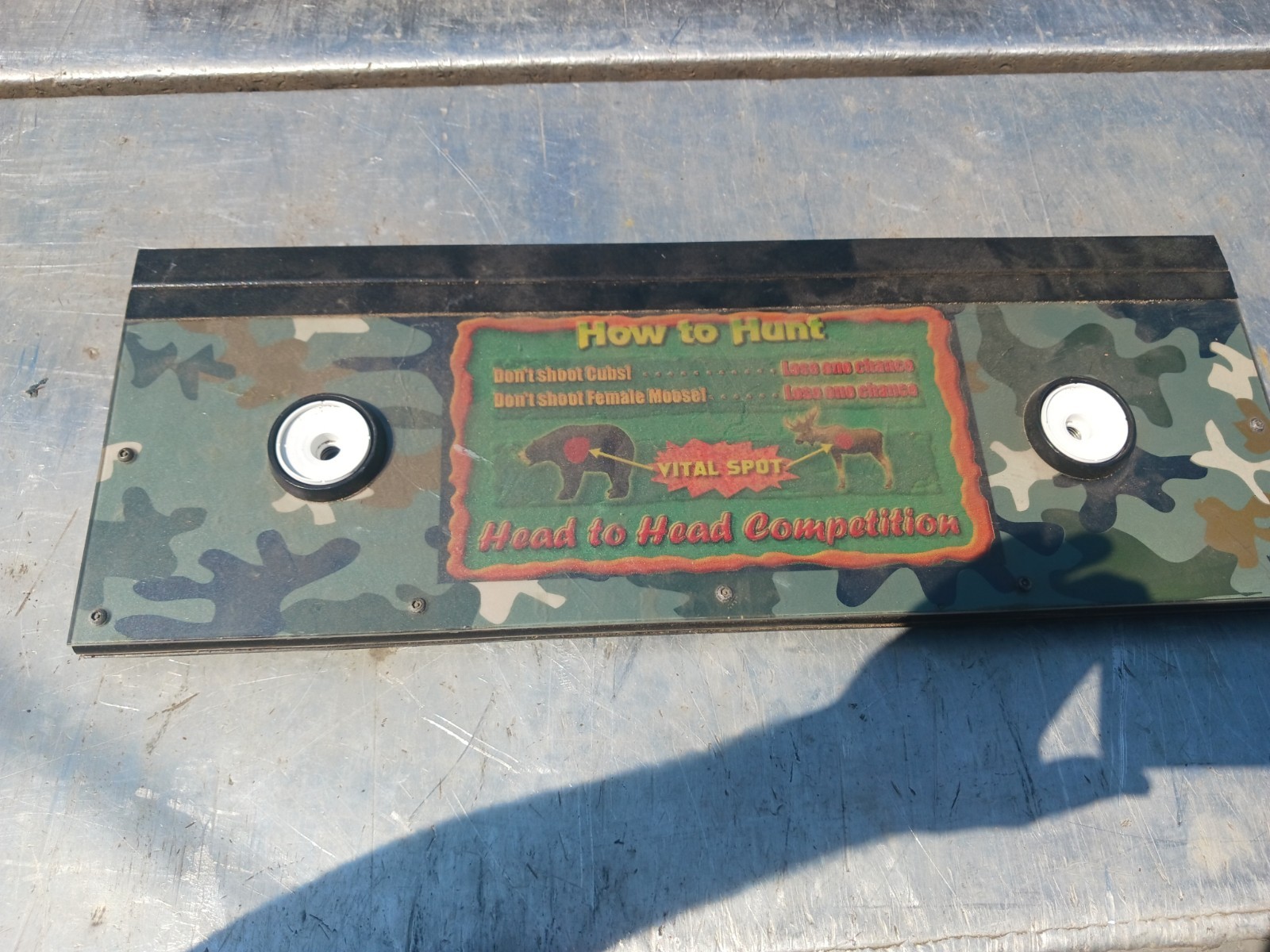 Sammy Trophy Hunter Bear And Moose Arcade Control Panel