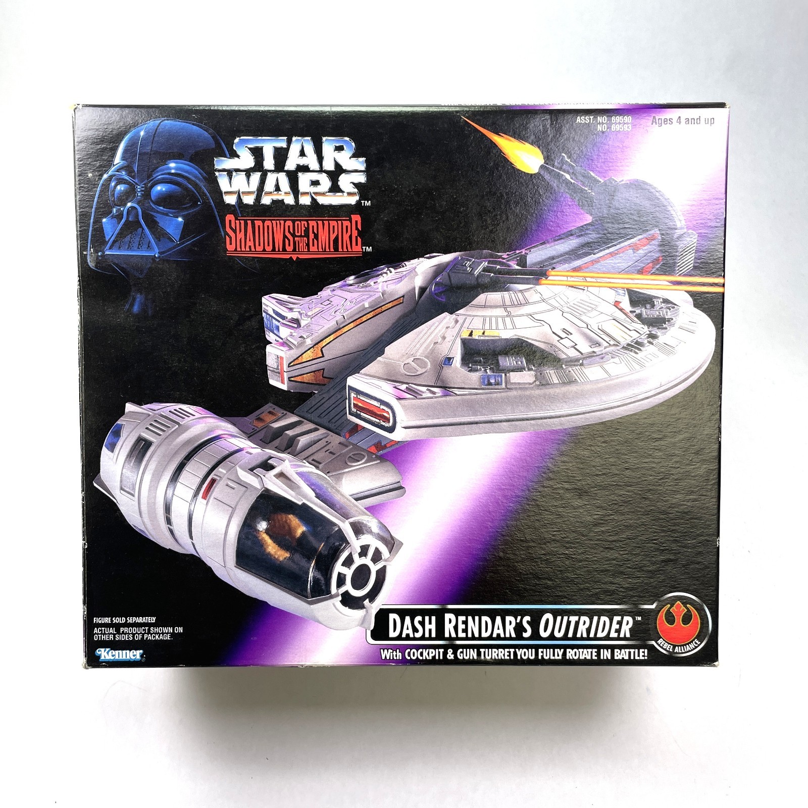 Star Wars Shadows Of The Empire Dash Rendar Outrider 1996 Kenner Open Box