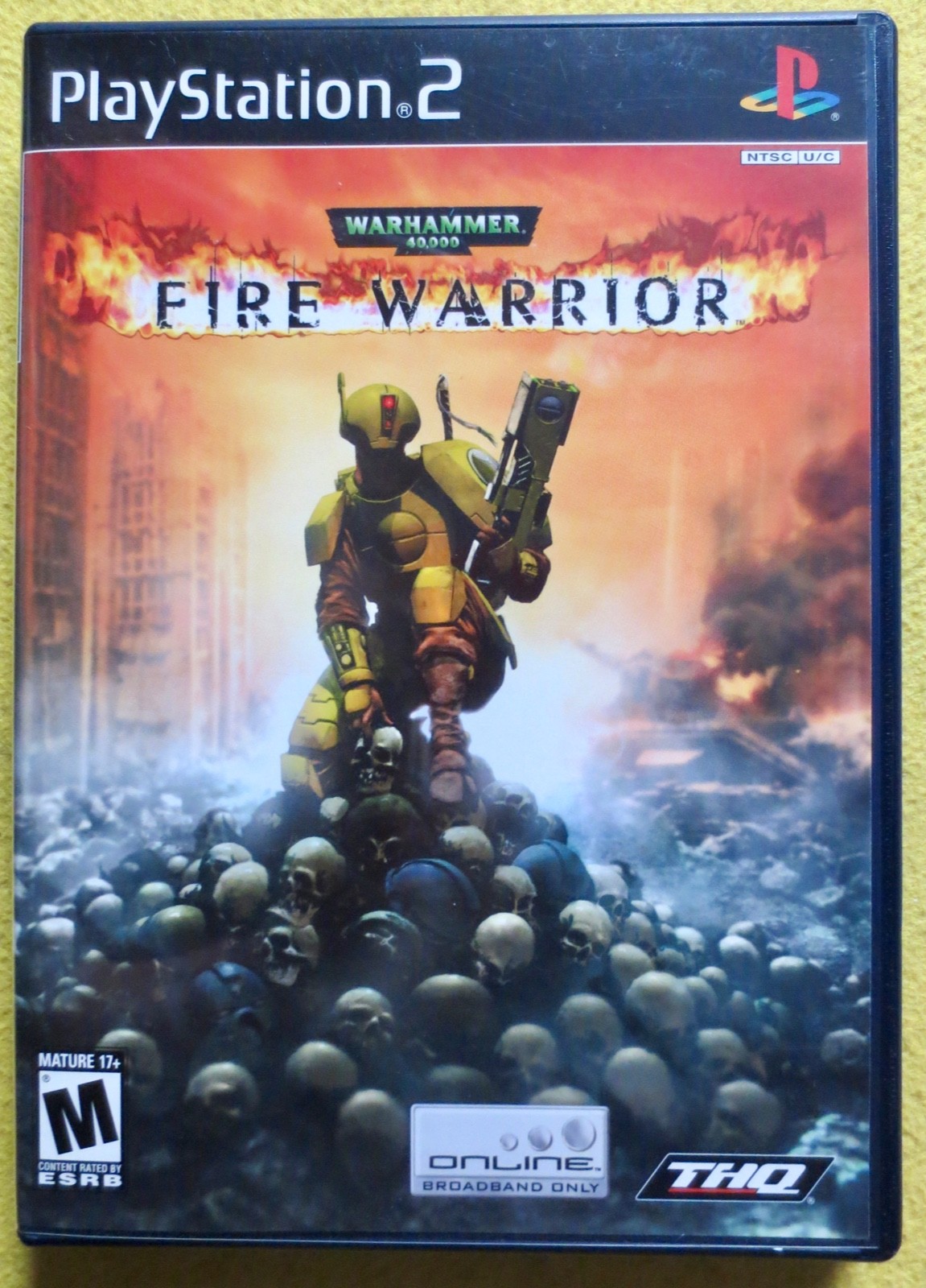 Warhammer 40,000: Fire Warrior - PS2 THQ 2003 disc unscratched, manual included