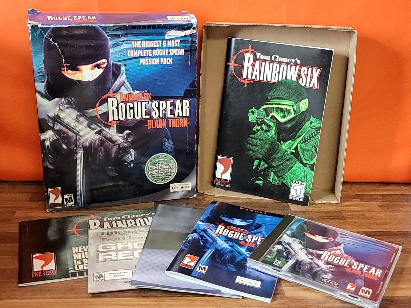 PC Tom Clancy's Rainbow Six: Rogue Spear Black Thorn Big Box ~ Complete CIB