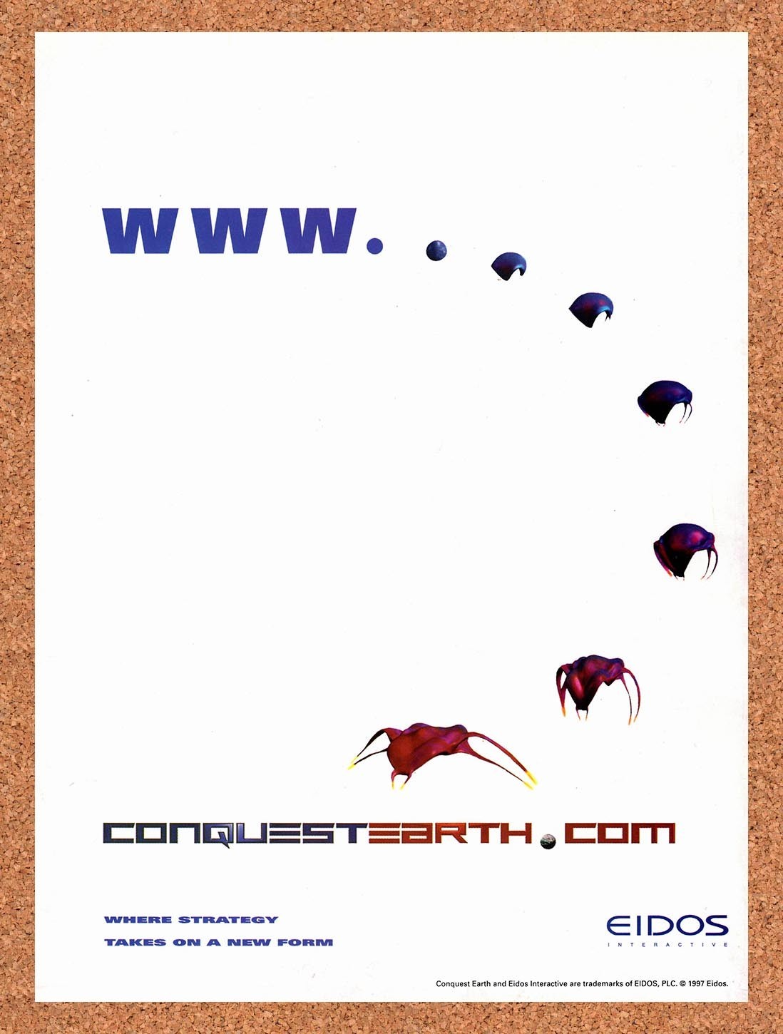 2003 Conquest Earth PC Original Advertisement / Retro Promo v1