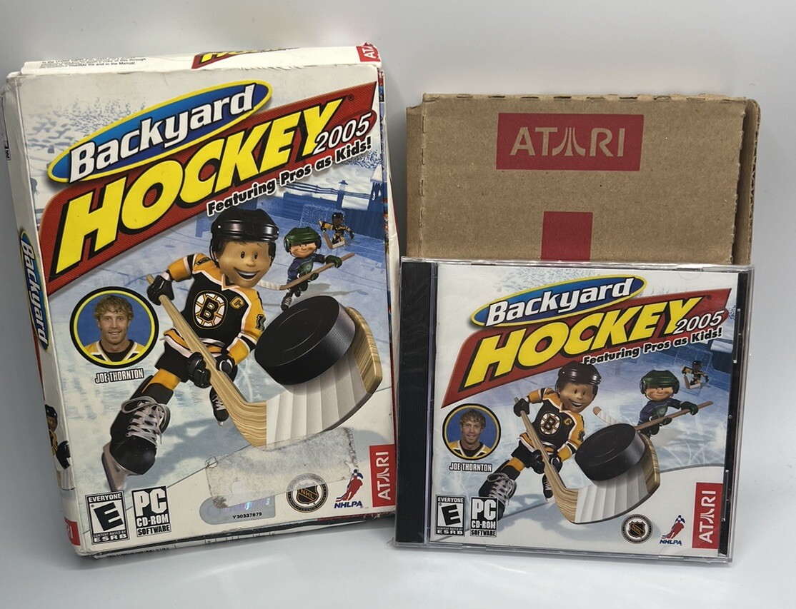 Backyard Hockey Featuring Pros as Kids Atari 2005 PC Edition CD-ROM Game 