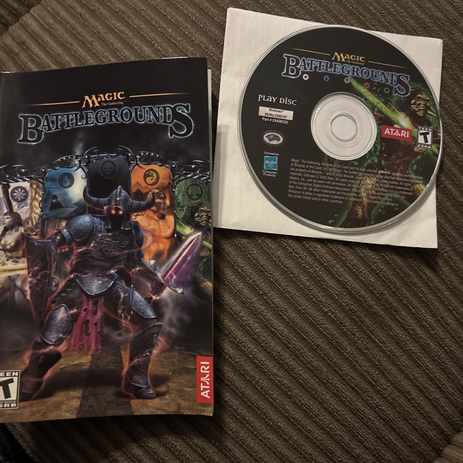 Magic The Gathering Battlegrounds 2003 Pc With Manual Atari
