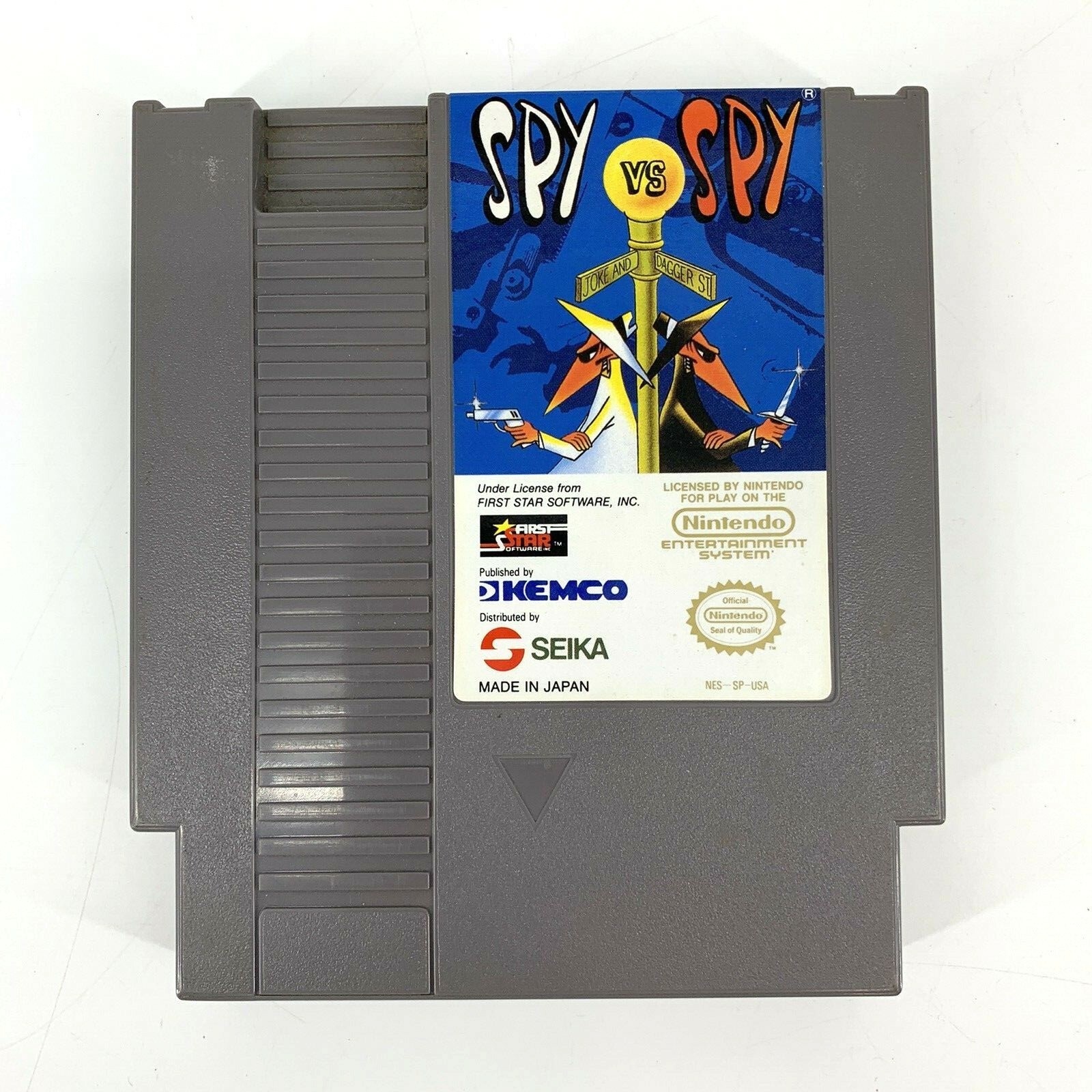 Spy vs Spy Mad TV Authentic Nintendo NES Game Cartridge