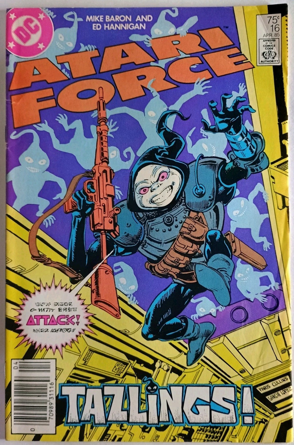 DC Comics Atari Force #16 VF- 7.5