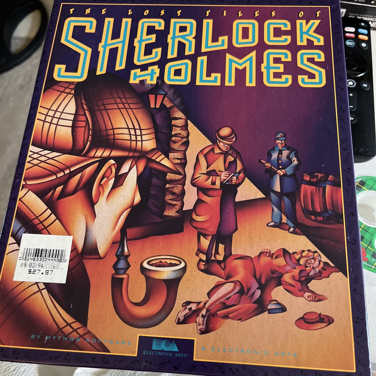 Electronic Arts PC Game The Lost Files of Sherlock Holmes 1992 Boxed Floppy Set