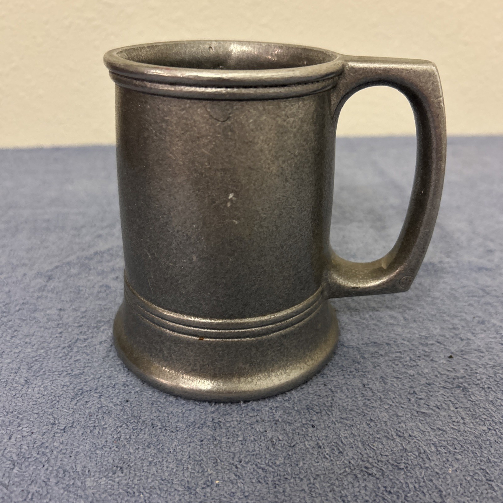 Vintage Carson Pewter Tankard Beer Mug Handled Stein USA Made
