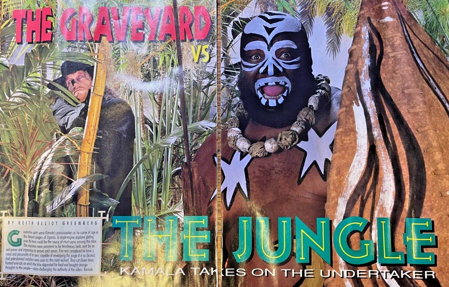 1992 WWF Wrestler Kamala vs The Undertaker