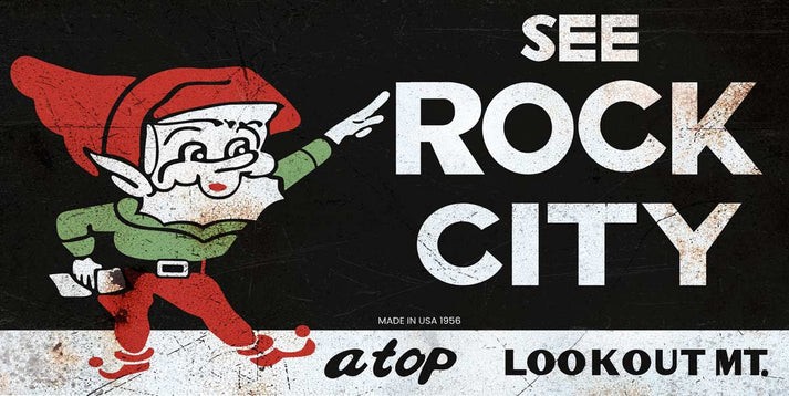 SEE ROCK CITY LOOKOUT MT GNOME 36